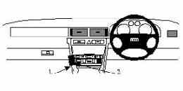 Audi A6 ProClip Mounting Brackets Years 98-03