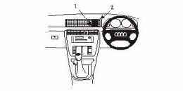 Audi A8 ProClip Mounting Brackets Years 03-07