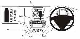 Citroen C2 / C3 ProClip No Holes Mounting Brackets Years 02-05