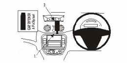 Citroen C2 / C3 II ProClip No Holes Mounting Brackets Years 06 -