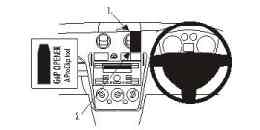 Ford Fusion ProClip No Holes Mounting Brackets Years 06-