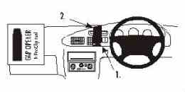 Ford Ranger ProClip No Holes Mounting Brackets Years 99-06