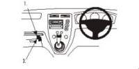 Honda Civic ProClip No Holes Mounting Brackets Years 02-05