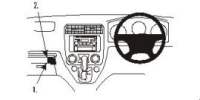 Honda Stream ProClip No Holes Mounting Brackets Years 01-05