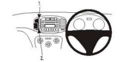Hyundai Accent ProClip No Holes Mounting Brackets Years 05-