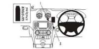 Mercedes ML  ProClip No Holes Mounting Brackets Years 05-07