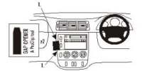 Mercedes ML  ProClip No Holes Mounting Brackets Years 98-04