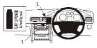 Skoda Superb ProClip No Holes Mounting Brackets Years 02-07