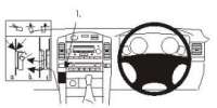 Toyota LandCruiser ProClip No Holes Mounting Brackets Years 03-07