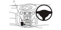 Toyota Yaris ProClip No Holes Mounting Brackets Years 03-05