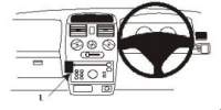 Vauxhall Agila ProClip No Holes Mounting Brackets Years 00-06