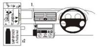 Volkswagen Bora/Golf IV ProClip No Holes Mounting Brackets Years 98-03