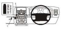 Volkswagen Toureg ProClip No Holes Mounting Brackets Years 03-07