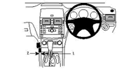 Mercedes C Class ProClip No Holes Mounting Brackets Years 07-