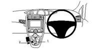 Toyota Verso ProClip No Holes Mounting Brackets Years 09-