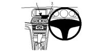 Mercedes E Class ProClip No Holes Mounting Brackets Years 10-