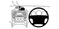 Hyundai Hi/iLoad/iMax no holes mounting bracket